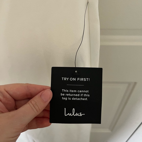 Strapless white jumpsuit with sequin top - Picture 4 of 8